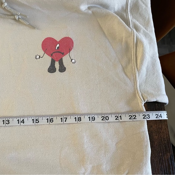 Bad Bunny Sweater Cream Color Hoodie - Picture 4 of 12
